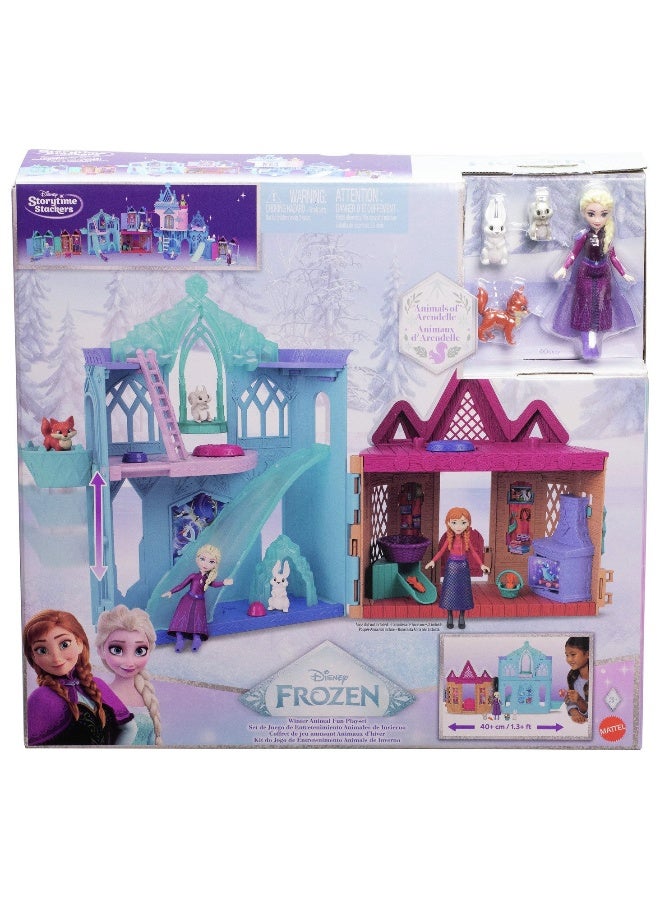 Disney مجموعة ألعاب الحيوانات الشتوية من ستاكرز قصة فروزن - Image 1