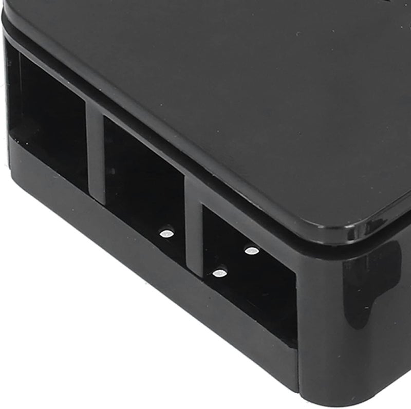قاعدة ثابتة ومستقرة هيكل ABS مبرد لجهاز Raspberry Pi 4B، غلاف بلاستيكي مزود بمروحة تبديد حرارة – مروحة تبريد هادئة بقطر 40 مم، تصميم مشتت حراري، تحكم محسن في درجة الحرارة - Image 5