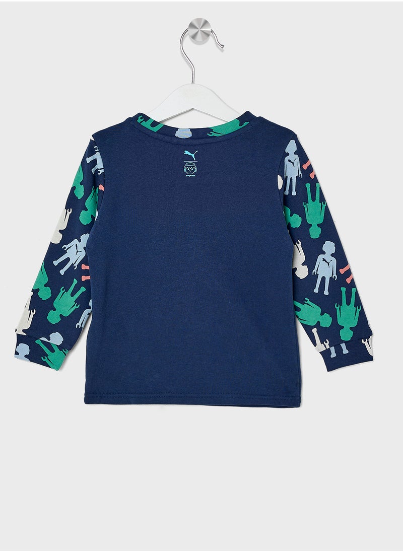 PUMA - Infant Playmobil Minicat Tracksuit - Image 1