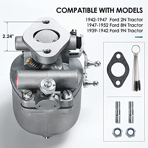 Tang 8N9510C-HD Marvel Schebler Carburetor Fits For Ford Tractor 2N 8N 9N 1939-1952 TSX33 TSX241A TSX241B TSX241C Replaces B3NN9510A 8N9510C 9N9510A Carb - Image 3