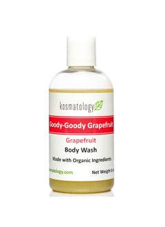 kosmatology GoodyGoody Grapefruit Organic Body Wash  Moisturizing Body Cleanse  Nourishing Clean Ingredients Infused with Grapefruit Essential Oil  8 fl oz