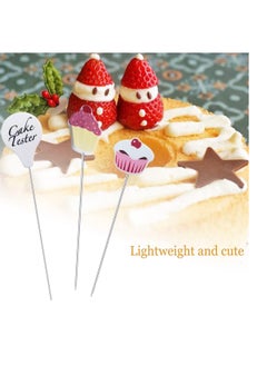 yuntop 3 Pcs Cake Tester Needle Stainless Steel Cake Testing Probe Cake Tester for Baking,Home Bakery Muffin Bread Skewer Cake Testing Stick  - Image 3