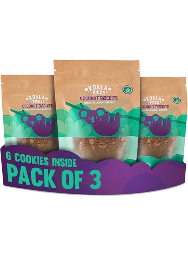 KOALA Picks Coconut Cookies 120gm Pack Of 3 - Image 1