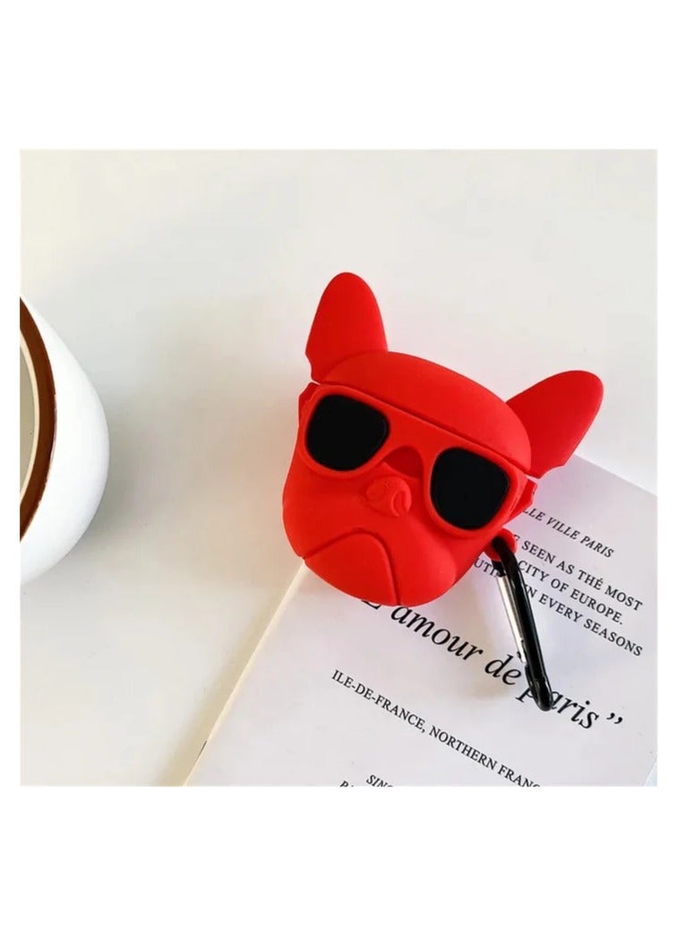 Cute Soft Silicone Case Compatible with Apple AirPods 4 Generation (2024) Full 360° Protection Dust-Proof Shockproof Case Cover with Hook - Image 2
