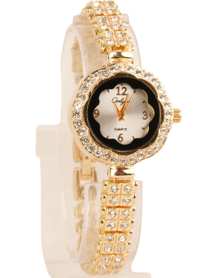 Onlyou Women’s Casual Watch - Gold Color - Stainless Steel Material - Image 2