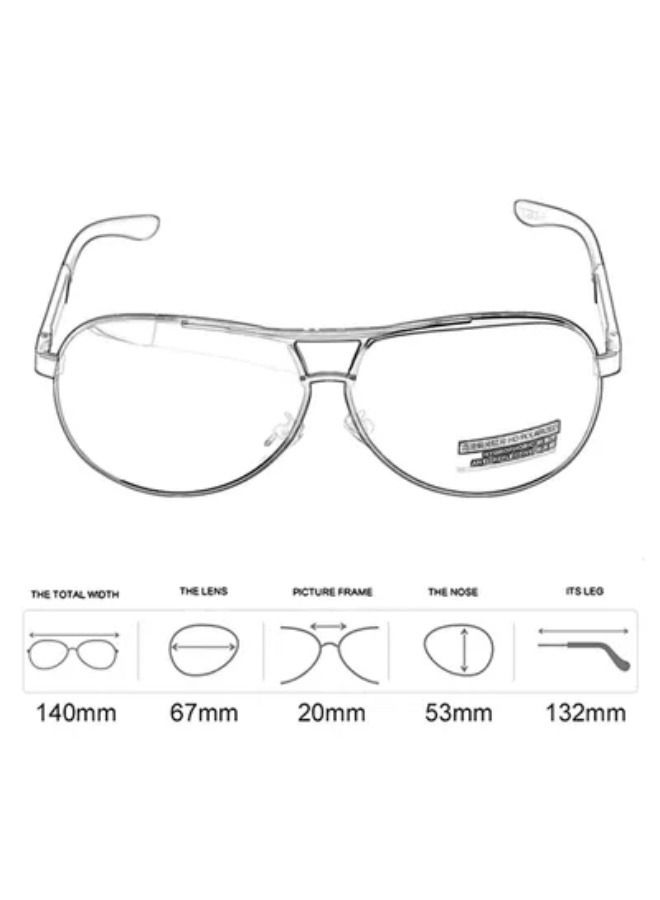 OUTAD Full Rim Aviator Sunglasses - Image 4