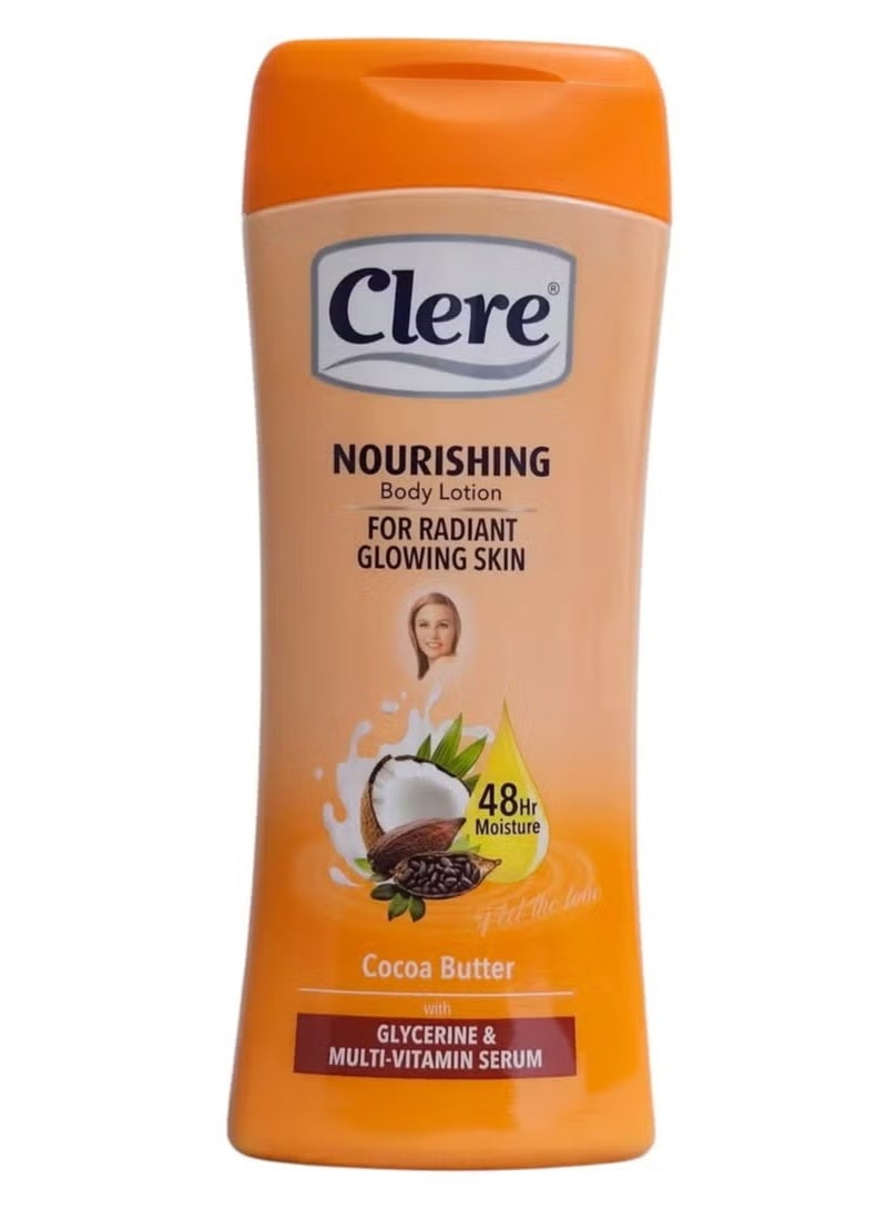 CLERE Body lotion with cocoa butter 400ml