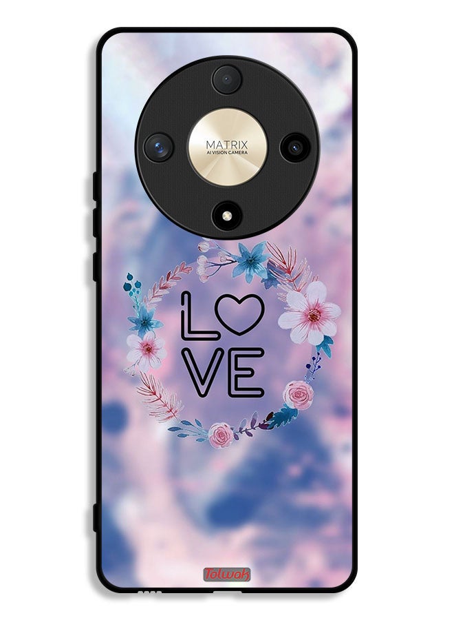 Tolwak Honor X9b Protective Case Cover Love In Flowers Ring Art - Image 1