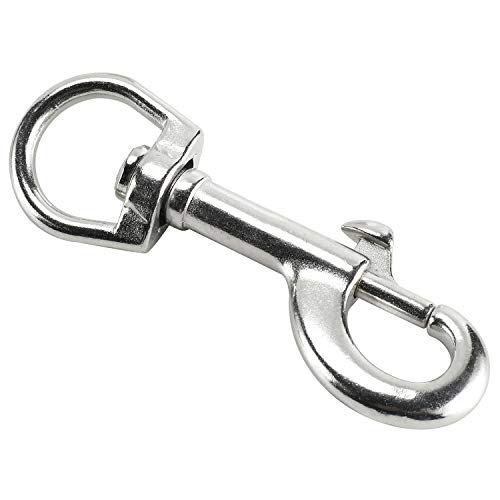 Yaegoo 4 Pack 316 Stainless Steel Swivel Eye Bolt Trigger Snap Hooks 3-1/2'' Marine Grade Single Ended Flagpole Snap Clips for Scuba Diving/Pet Leash/Keychain/Tarp Covers - Image 5