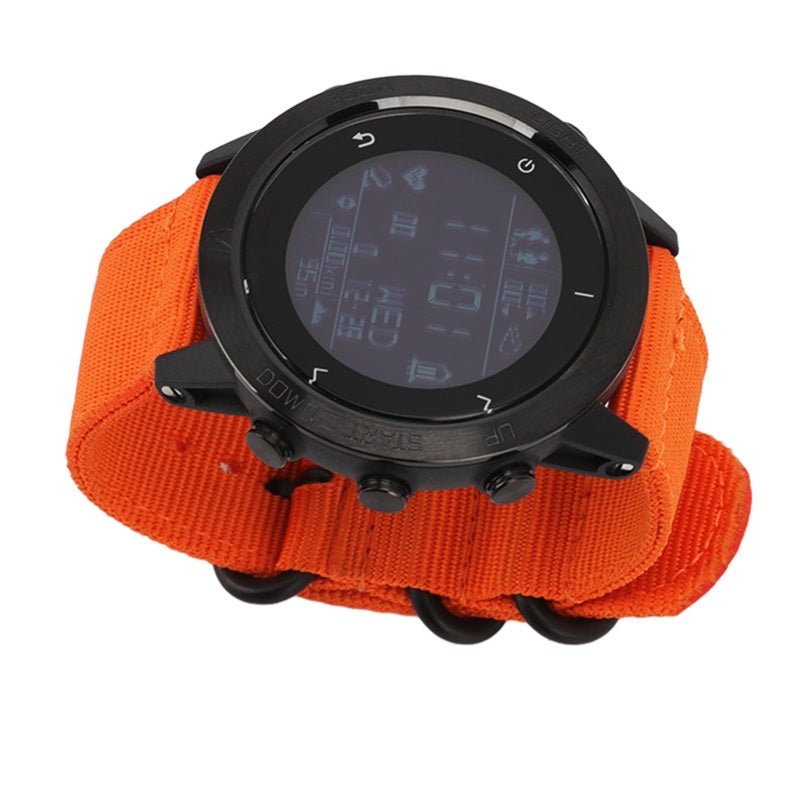 Smart Watch: Orange 100M Waterproof Sports Watch - GPS & Beidou Navigation High Bright Screen Fitness Tracker for Outdoor Activities Athletes Triathlon Training Swimming Diving - Image 4