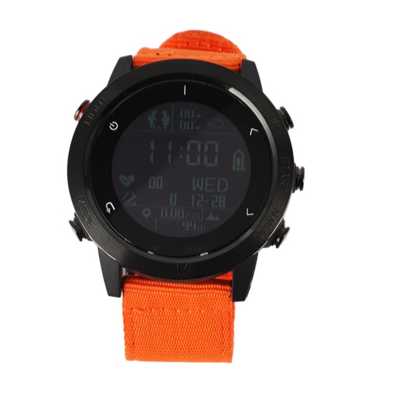 Smart Watch: Orange 100M Waterproof Sports Watch - GPS & Beidou Navigation High Bright Screen Fitness Tracker for Outdoor Activities Athletes Triathlon Training Swimming Diving - Image 3