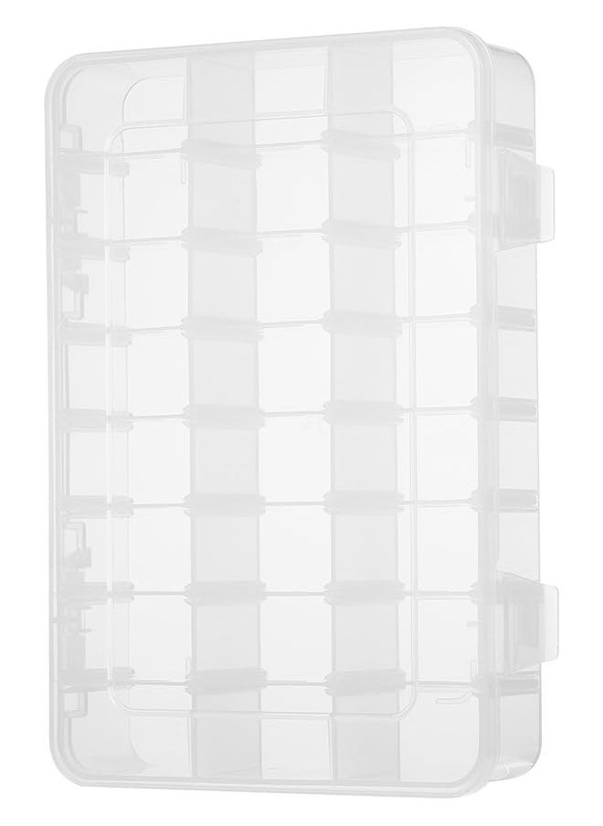 Lifcasual Plastic Jewelry Organizer Storage Box- 24 Grids  - Image 1