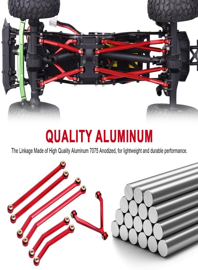 HobbyPark Aluminum Links Y-Link & Brass Link Mounts for Axial SCX24 Deadbolt B17 1/24 Crawler Car Upgrades - Image 5
