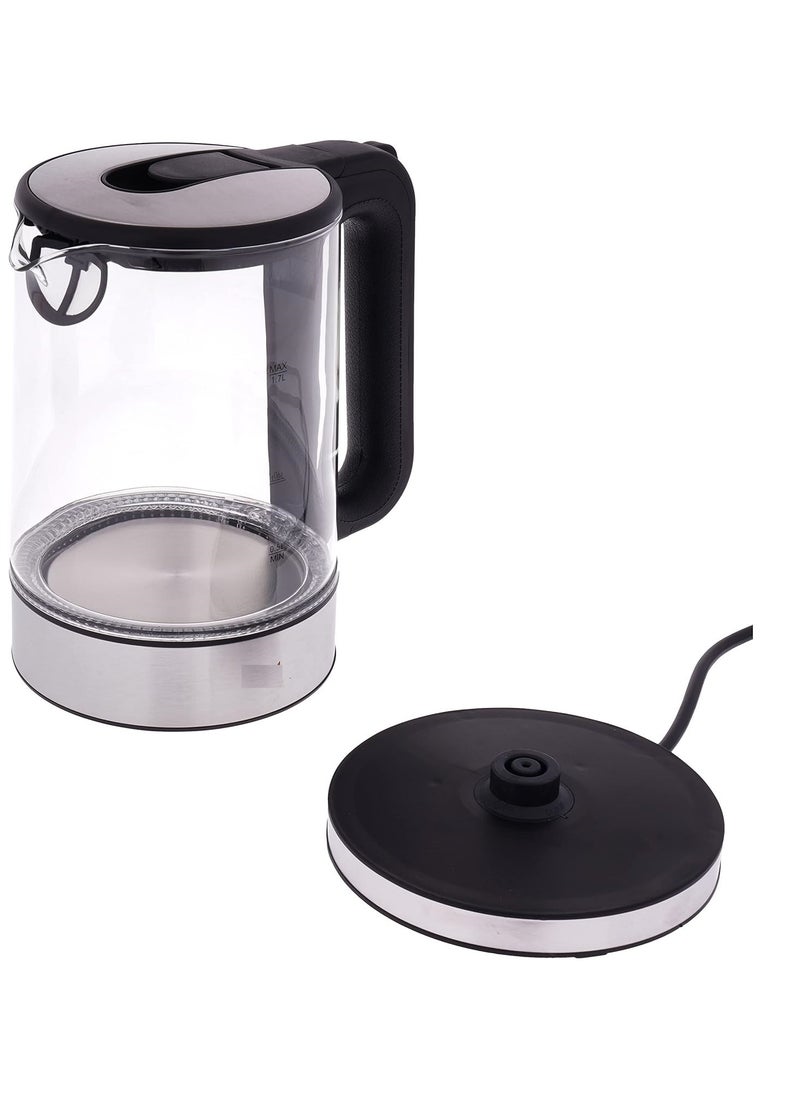 Generic - Glass Electric Kettle 1.7 Litre Capacity Clear - Image 1