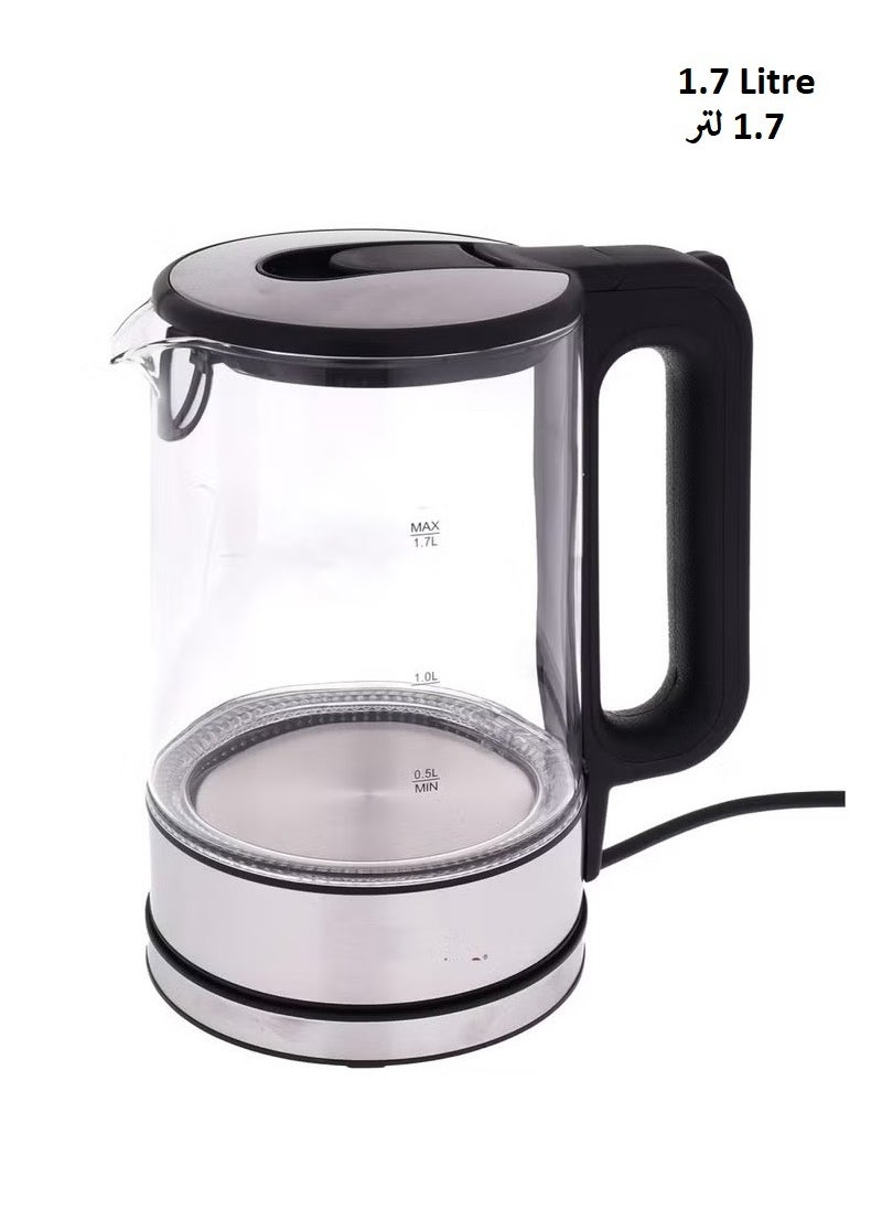 Generic - Glass Electric Kettle 1.7 Litre Capacity Clear - Image 1