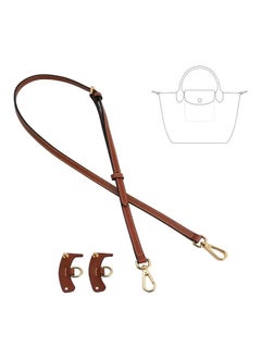 SänHahn Genuine Leather Purse Straps - Adjustable Shoulder Strap for Mini Bags - Brown  - Image 5