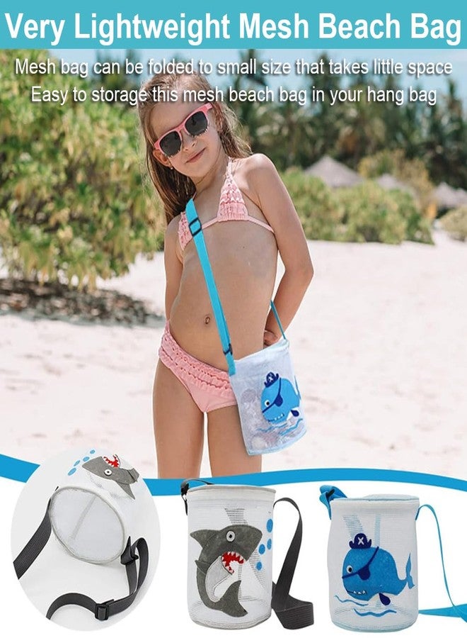 Hiflyer Seashell Mesh Bags with Zipper, Shell Bag Mesh Bag with Zipper for Sand Toys, Sand Bags for Seashell Toys, Beach Must Haves for Kids Beach Essentials (Crab) - Image 4