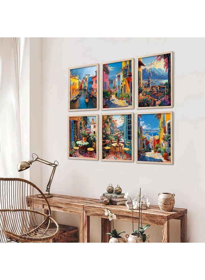 walllane - City view wall Paintings with Frame for Home Decoration - Painting for Living Room Bedroom Office Wall hanging frames - (13x17 inch, J) - Image 3