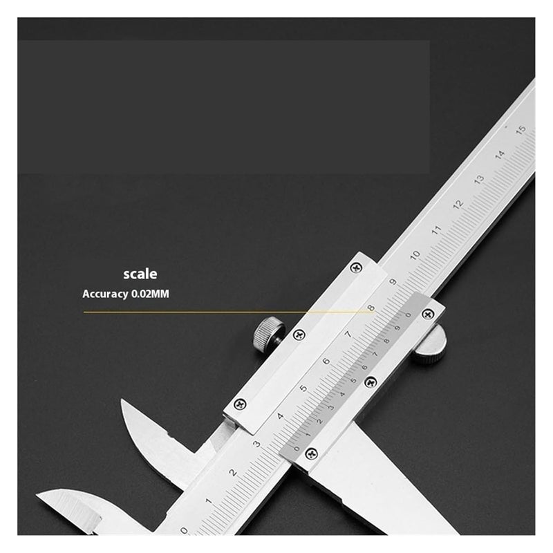 فرجار الفولاذ المقاوم للصدأ 0-150 مم أداة قياس دقيقة مع برغي قفل - Image 5