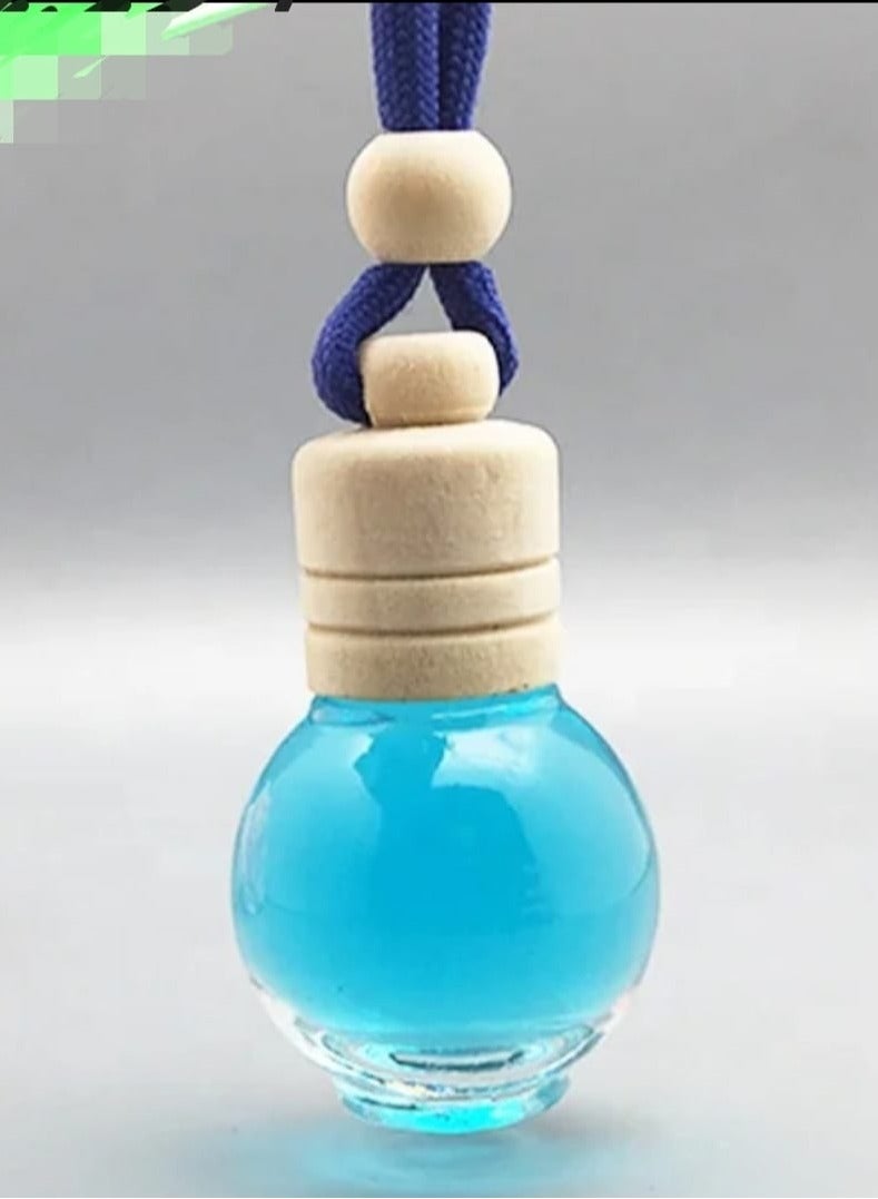 Rahal Car Perfume Diffuser Set of 4 Refillable 8ml Glass Bottles for Car Home Office Air Freshening - Image 1