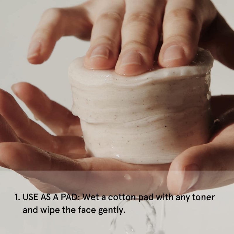 ONE THING Multi Big Pads 70 PCS | DIY Dry Toner Pads, Large Size Exfoliating Soft Lightweight Cotton Face Rounds | Daily Travel Size Refill No Lint Double Sided | Korean Skin Care - Image 3