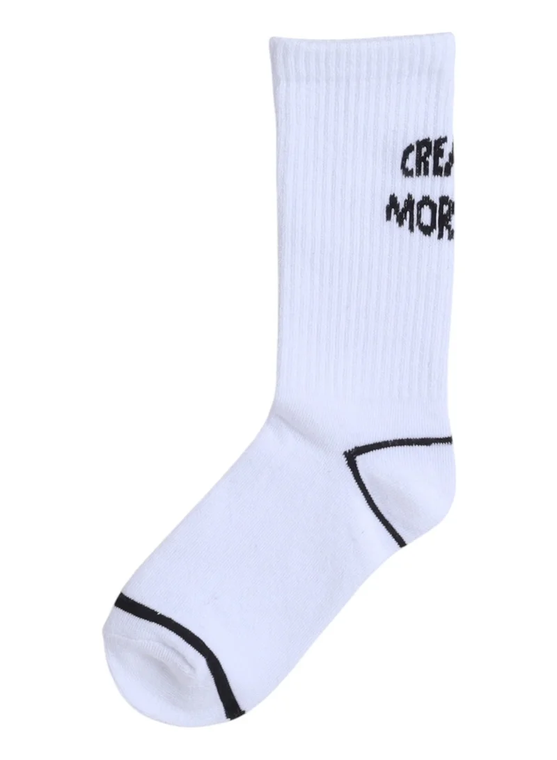 victor and jane 3 Pairs Textured Crew Length Sports Socks