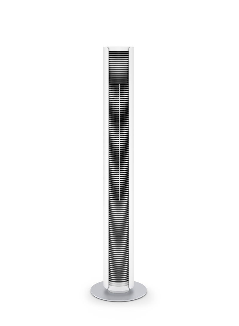 Stadler Stadler Form Swiss Design Tower Fan Peter with Remote Control and Easy Touch Panel Swing Mode with 3 Speed Levels Timer and Swivel Function Slim Design White 2 Years Warranty plus Local Support  - Image 1
