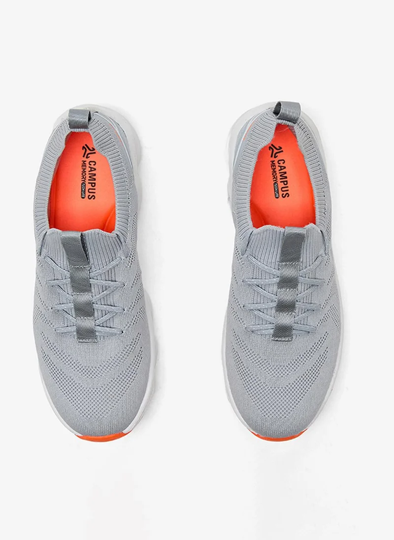 Campus  Men Falko Memory Tech Lite Slip-On Walking Shoes-Grey for Men | Best Price UAE