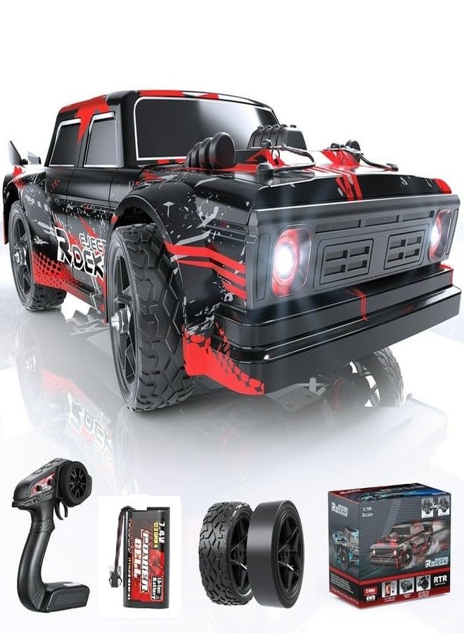 SKYBUCKET 1:16 RC Racing Drifting Car, High Speed Remote Control Car Vehicle with Lights, 4WD RC Car Drifting Tires Racing Sport Toy Cars for Adults Boys Girls Birthday Christmas Gift - Image 1