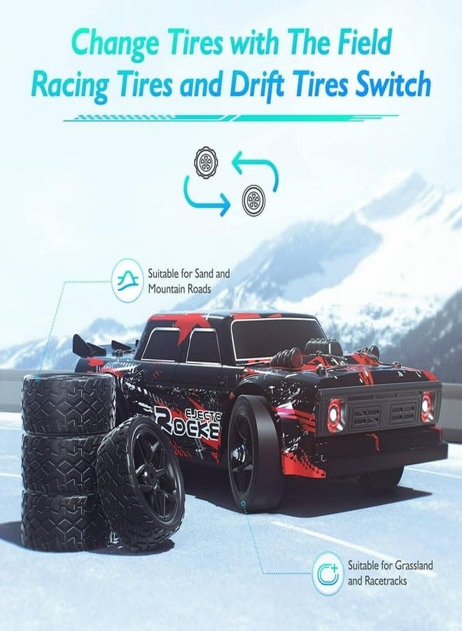 SKYBUCKET 1:16 RC Racing Drifting Car, High Speed Remote Control Car Vehicle with Lights, 4WD RC Car Drifting Tires Racing Sport Toy Cars for Adults Boys Girls Birthday Christmas Gift - Image 4