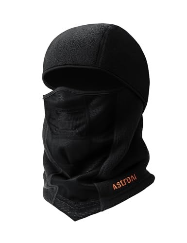 AstroAI Balaclava Ski Mask Winter Fleece Thermal Face Mask Cover for Men Women Warmer Windproof Breathable Cold Weather Gear for Skiing Outdoor Work Motorcycling Snowboarding BlackM 21523 - Image 1