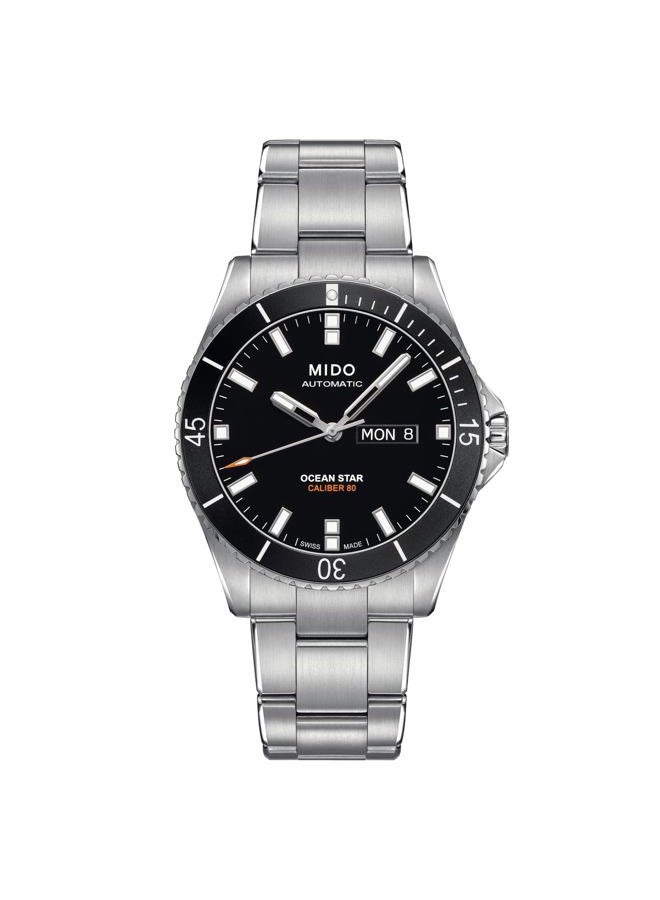 Mido Ocean Star 200 - Swiss Automatic Watch for Men - Black Dial - Case 42.5mm - M0264301105100, Black, Automatic Watch - Image 1
