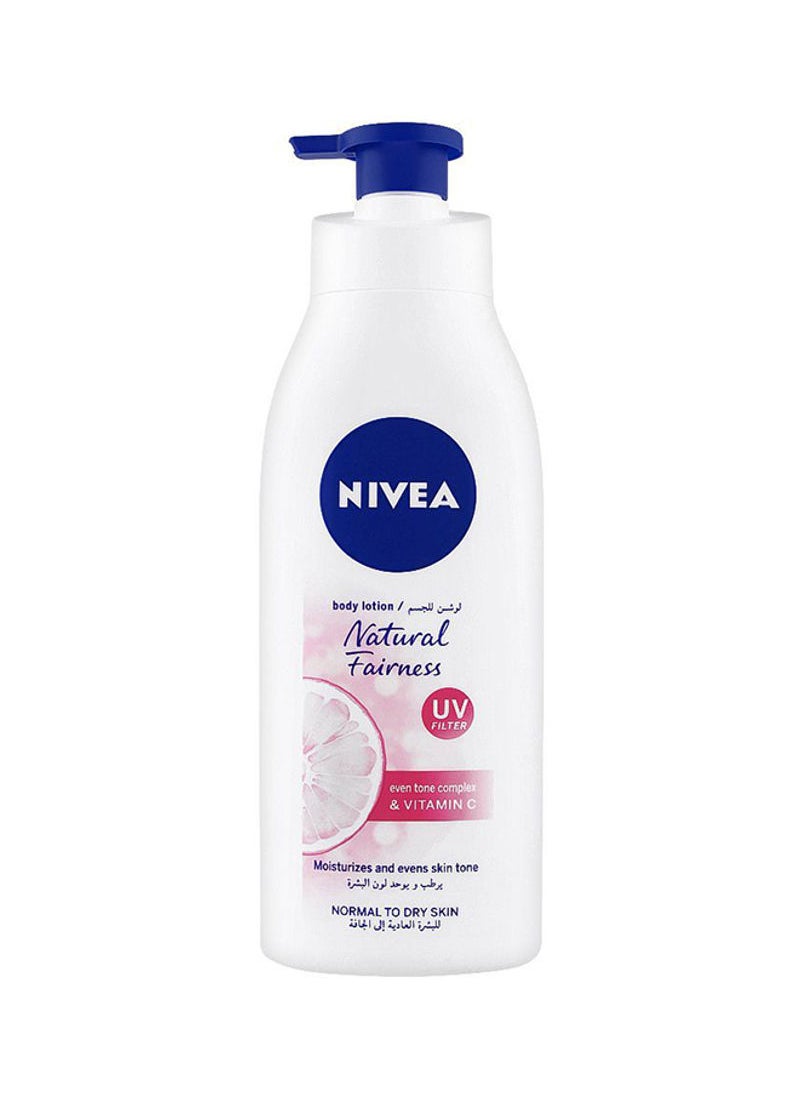 Nivea - Natural Fairness Body Lotion, Even Tone Complex And Vitamin C, All Skin Types - Image 1