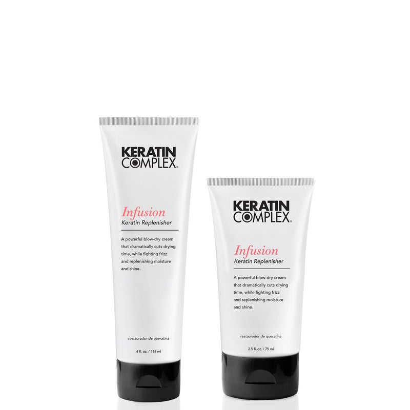 Keratin Complex - Infusion Keratin Replenisher - 2.5 fl oz and 4 floz, 2 pack - Image 1