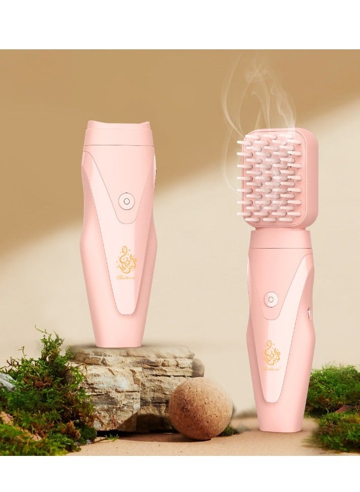 بخون مبخرة العود الكهربائية مع مشط ناعم، بخور مبخرة USB قابل لإعادة الشحن، إصدار جديد - Image 1