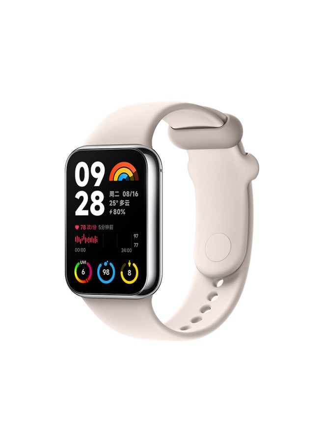 Suitable For Mi Bracelet 8pro Strap Mi Band 8 Pro Replacement Strap Mi Bracelet 8pro Wrist Strap-Color:Resting White-Specifications:Mi Bracelet 8Pro  - Image 1