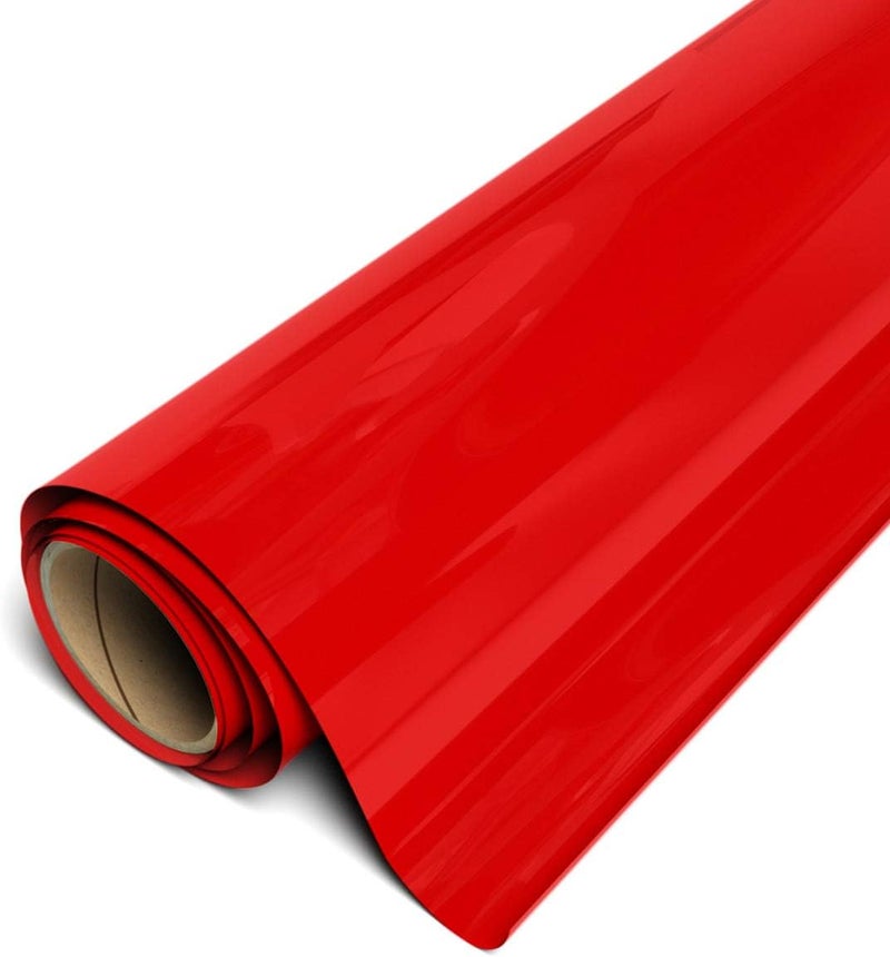 Siser EasyWeed Matte Red HTV 118x1yd Roll  Iron on Heat Transfer Vinyl - Image 1