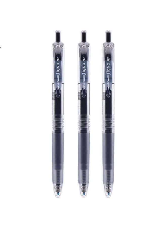 Uni-Ball Umn-105 Retractable Black Gel Pen 0.5Mm - Pack Of 3 - Image 3