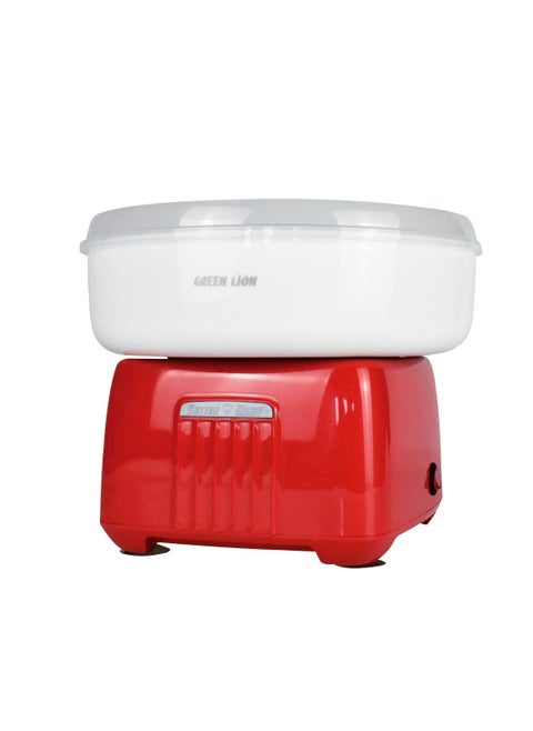 Cotton Candy Maker 500W / Easy to Use Cotton Candyfloss Machine- White/Red