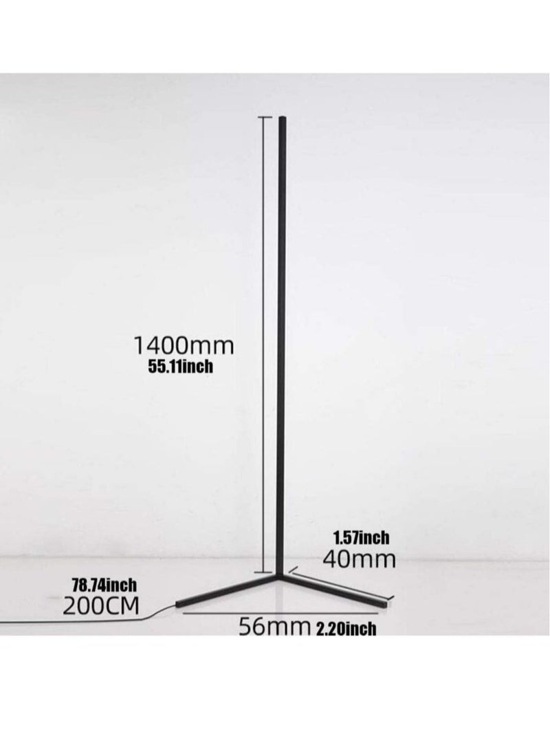 ELTRAZONE Floor Lamp Corner Standing Lamp with RGB Color Changing Levels Brightness and Color Temperature, Remote Control Modern for Living Room, Bedroom - Image 3