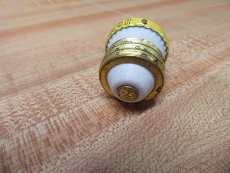 Bussmann W-25 Plug Fuse W25 Buss (Pack of 4) - Image 4