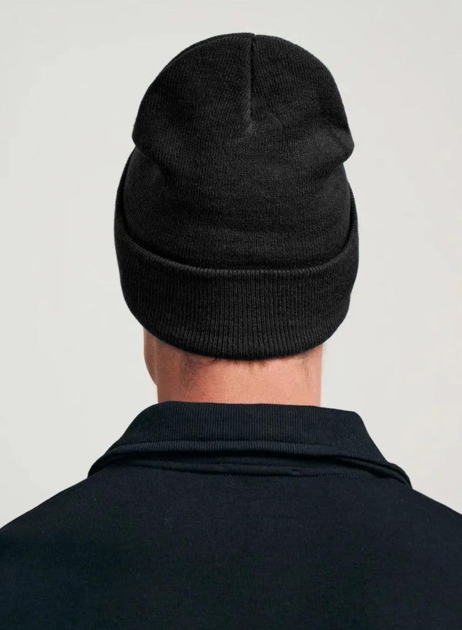 MixYoke American Flag Embroidered Beanie Winter Hat for Men Women, Multi-Season Military Tactical Gear Police Army Winter Warm Hat - Image 4
