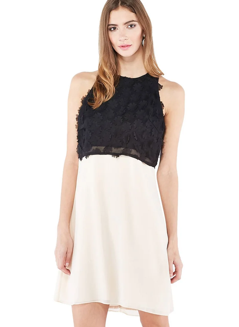 Little Mistress Floral Applique Dress