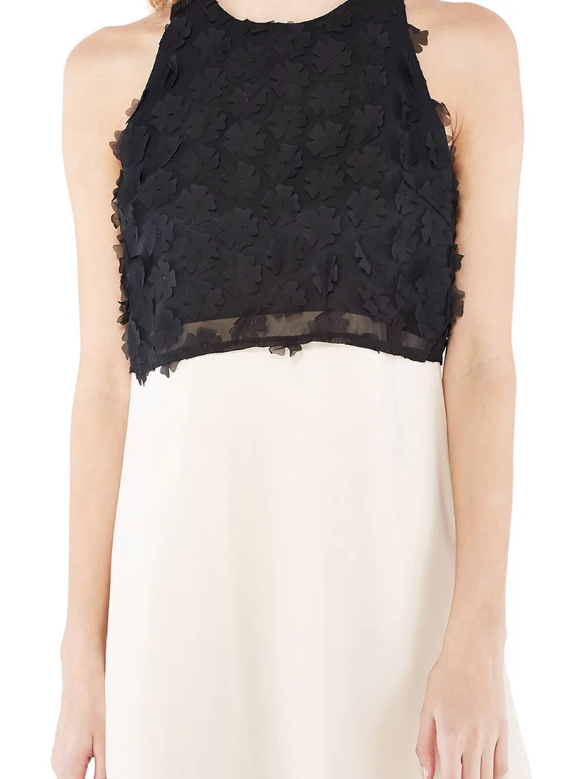 Little Mistress Floral Applique Dress