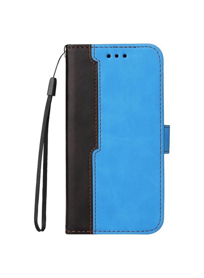 Zaboon Case For iPhone 12 / 12 Pro Business Stitching-Color Horizontal Flip PU Leather Case with Holder & Card Slots & Photo Frame - Image 2