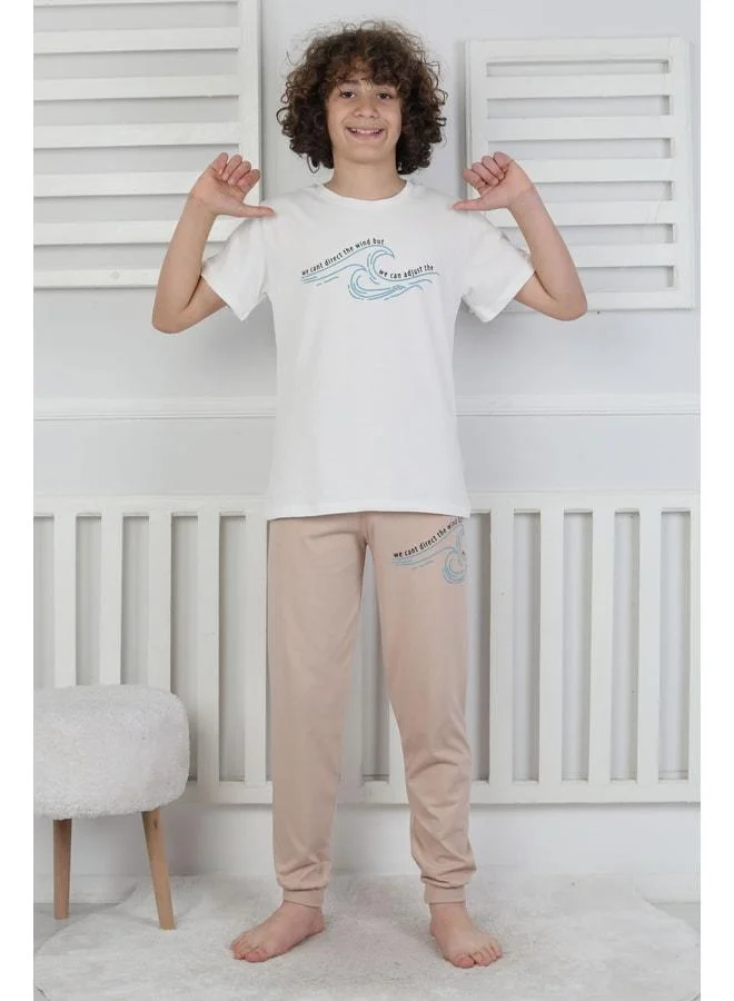 Zuzunga We Can Adjust The Printed Boys' Pajama Set.