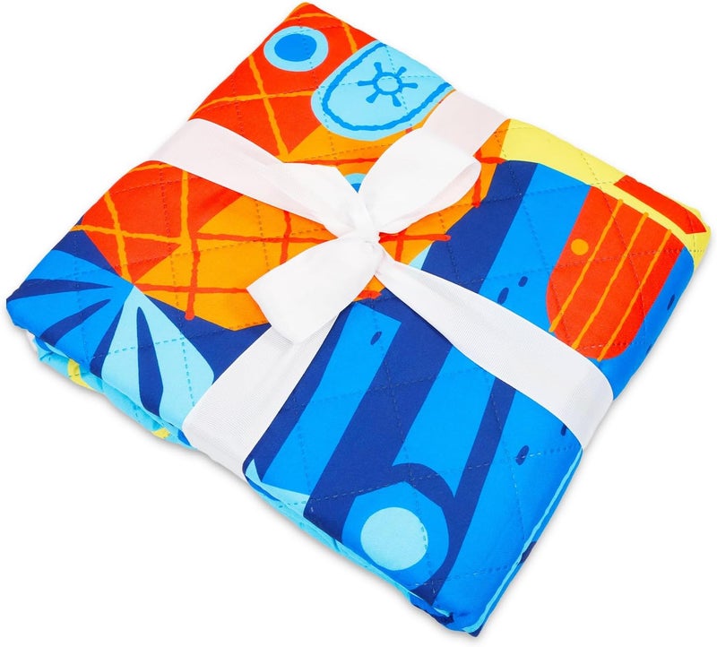 Spongebob Squarepants طقم غطاء سرير سبونجبوب مزدوج للأطفال - حزمة مع غطاء سرير مبطن لسرير كامل بالإضافة إلى ملصقات، وأكثر | طقم سرير سبونجبوب مزدوج للأولاد والبنات - Image 3