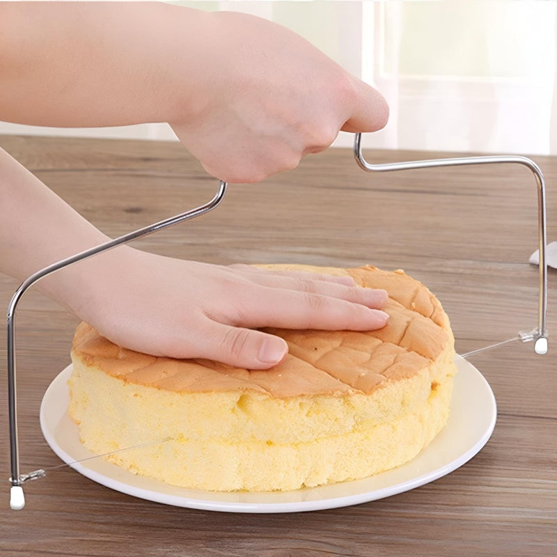 Wire Cake Cutter - Stainless Steel Bread Leveler for Even Slicing, Adjustable Cake Leveler with Durable Wire, Essential Kitchen Tool for Perfect Cake Layers and Baking Precision (1PCS) - Image 4