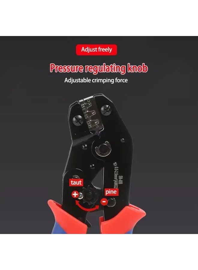 Green Handle Ratchet Crimping Pliers Multi Functional Electrical Wiring Tool - Image 4