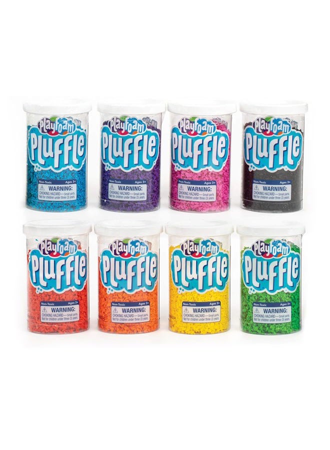 Educational Insights Playfoam Pluffle for Sensory Bins with 8 Colors, Set of 8, Ages 3+ - Image 1